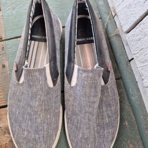 Ben Sherman Blue and White Men's Loafers